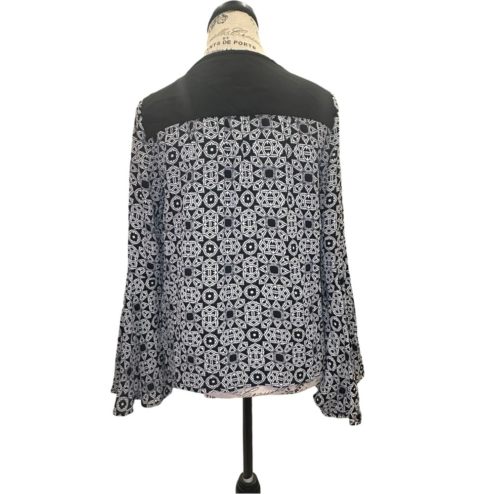 Takara Boho Embroidered Top Bell Sleeves - Picture 7 of 10